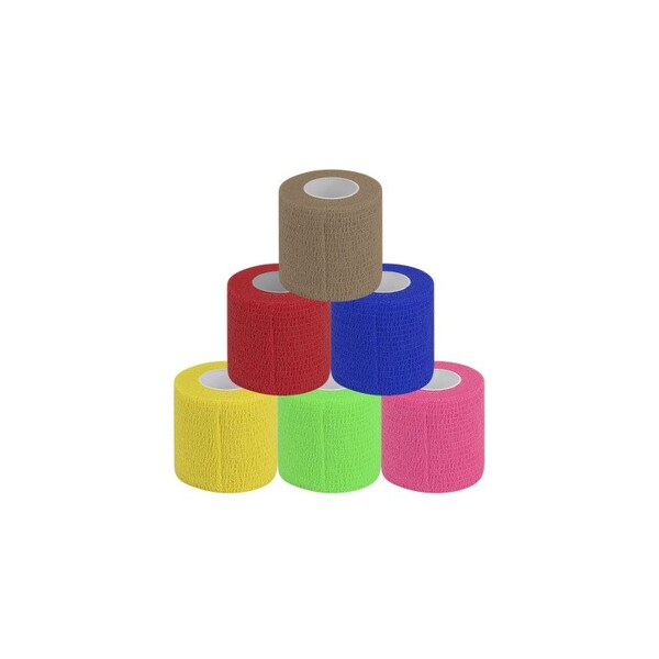 Oasis Cohesive Tape, 2 in. x 5 Yards, Assorted Colors, 36PK OF2BX - main